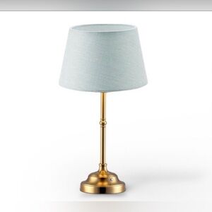 Cordless LED Table Lamp Fabric Shade Desk Lamps, 4000mAh